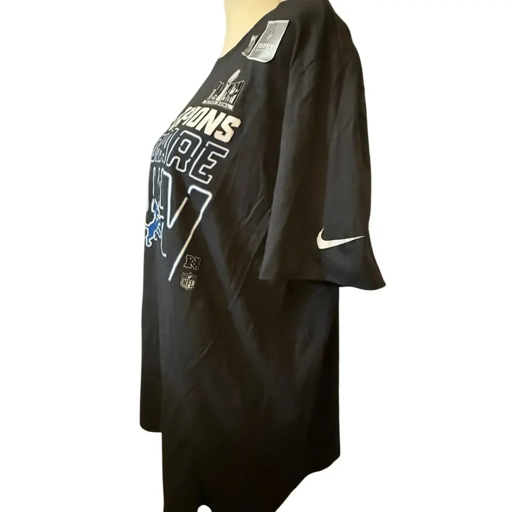 Nike Detroit Lions NFC Champions Super Bowl LVIII Tee, Unisex Size Large, NWT